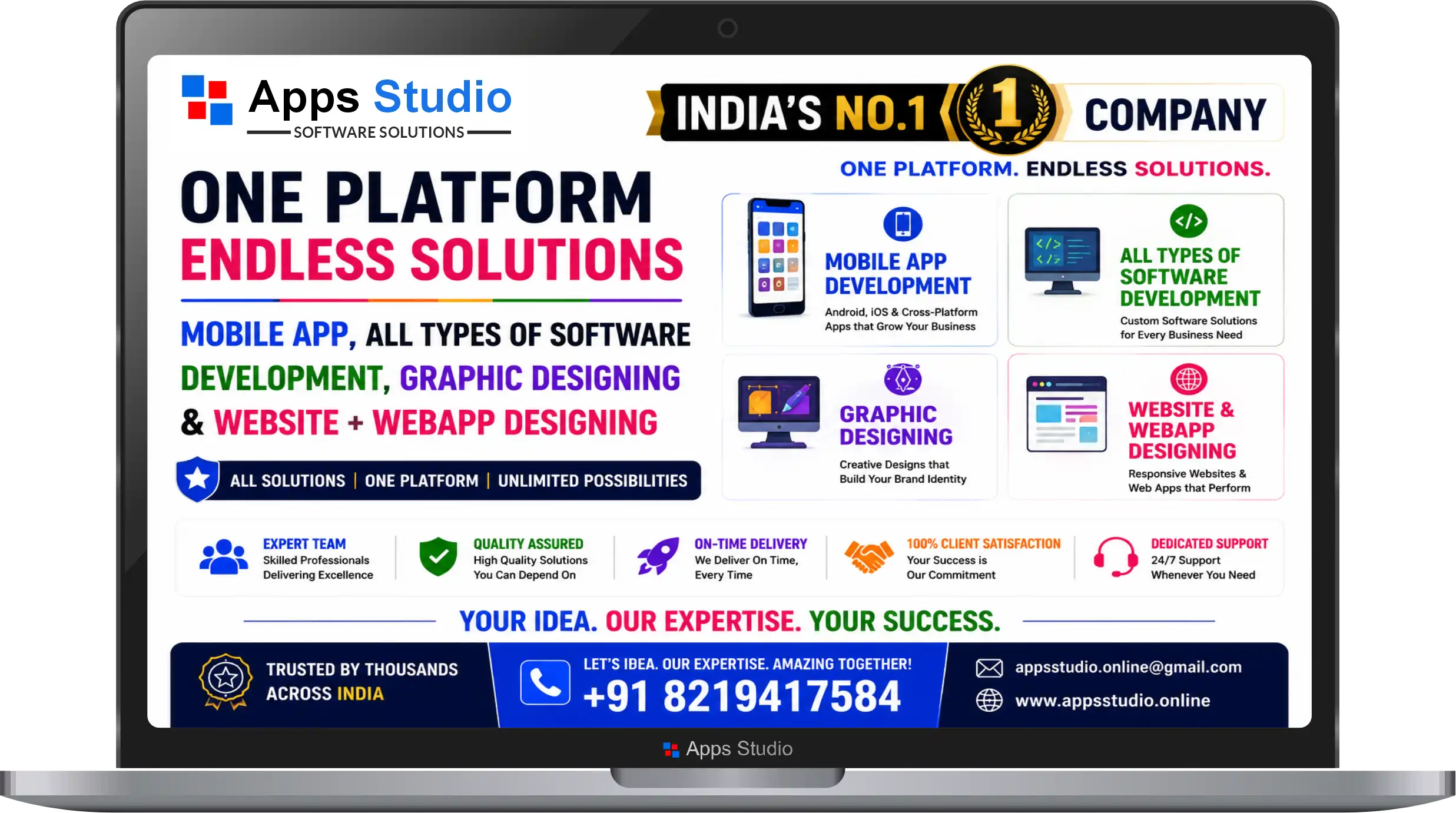 Apps Studio Dashboard 0