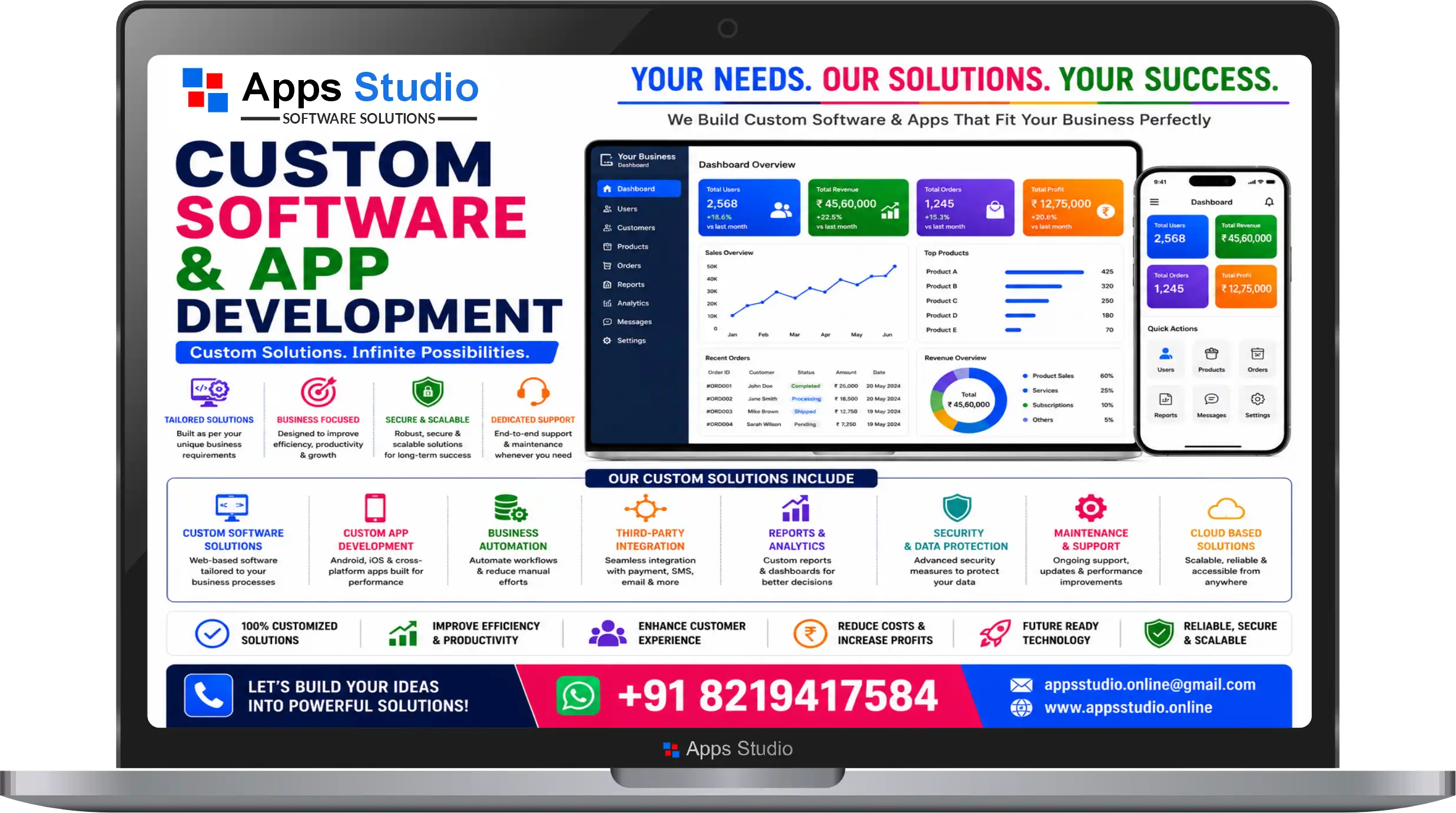 Apps Studio Dashboard 1