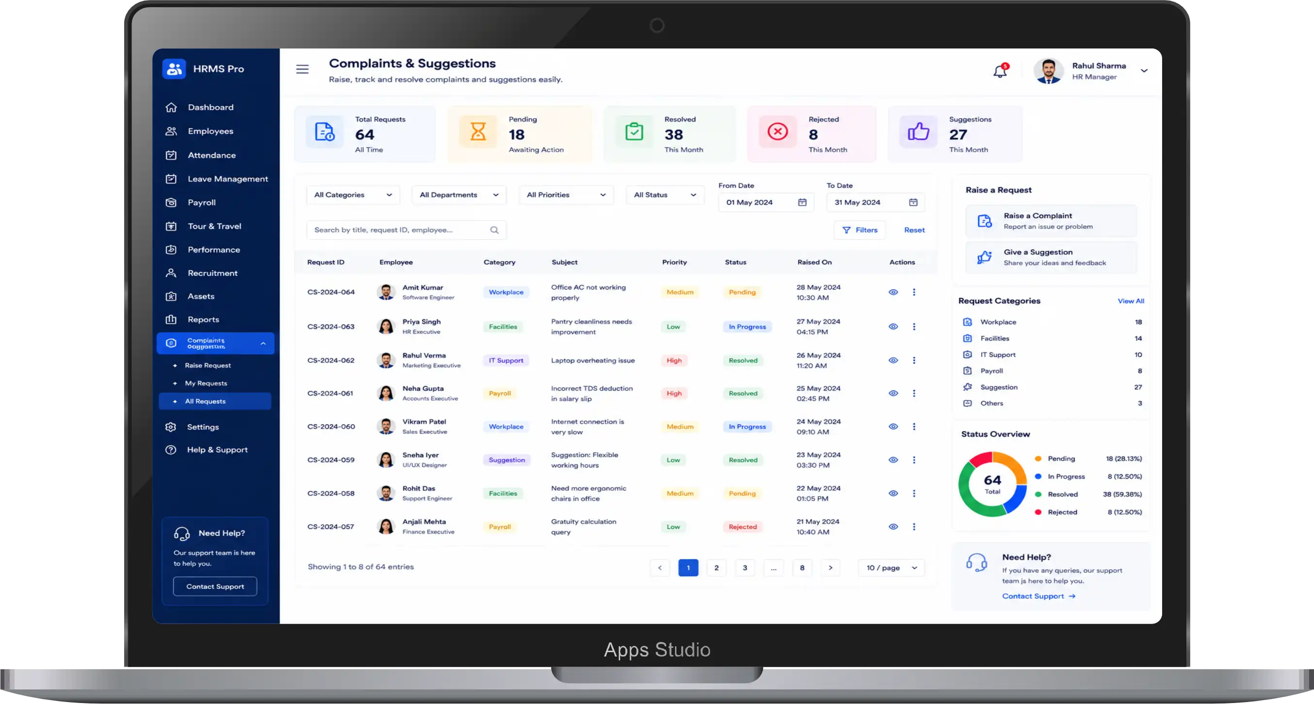 Apps Studio Dashboard 17