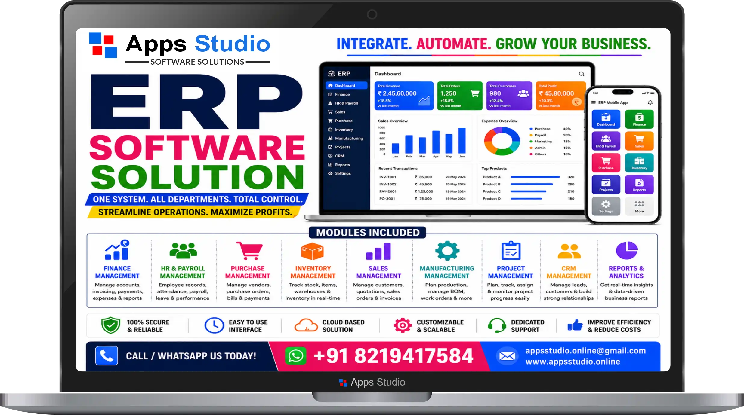 Apps Studio Dashboard 6